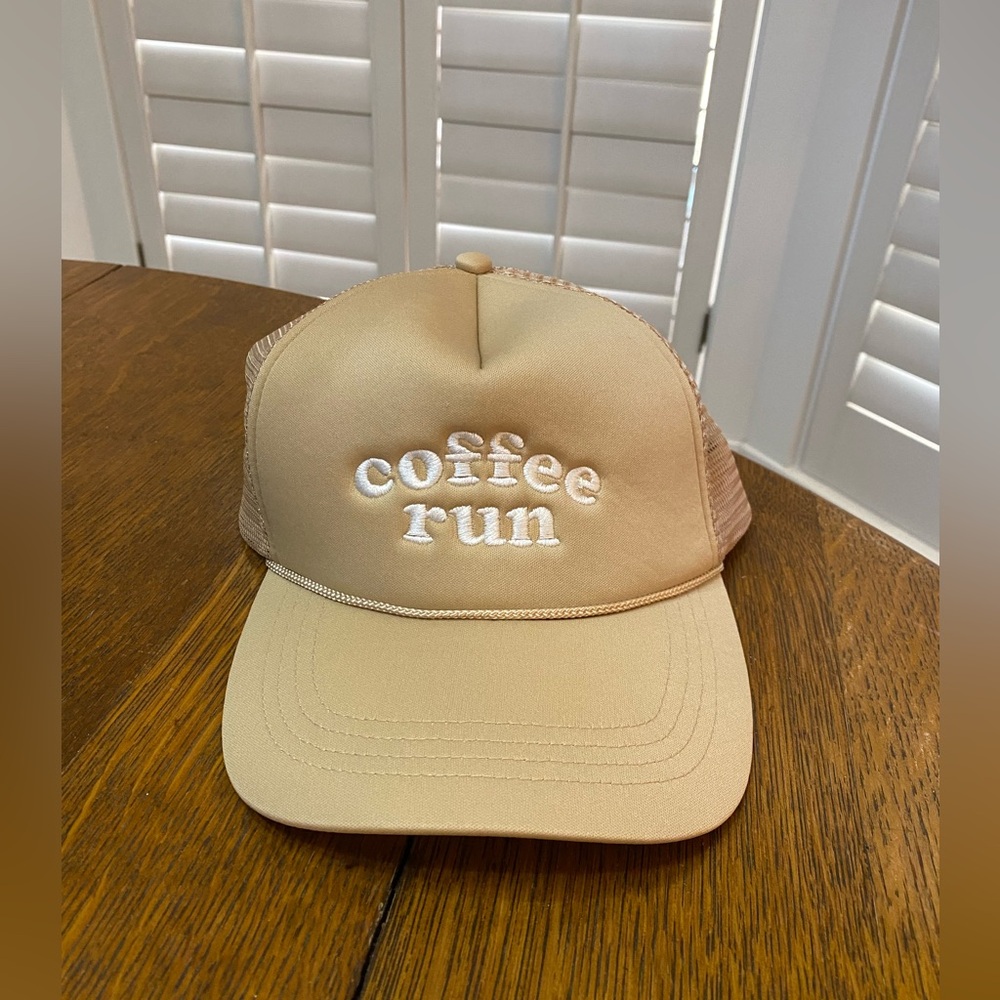Coffee Run Trucker Hat NEW